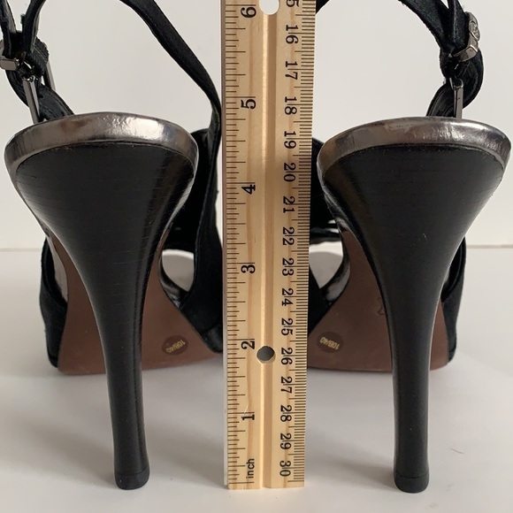 BCBG MaxAzria Peep Toe Platform Slingback Sandals - Picture 7 of 16